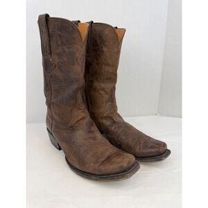 Lucchese Classics Handmade Brown Leather Western Cowboy Boots 9.5 D